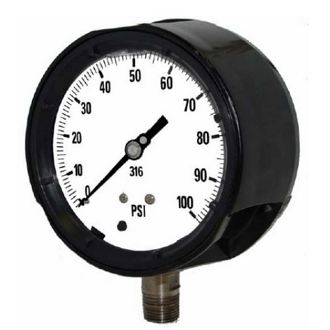 4.5" Premium Process Gauge - Phenolic Case x Stainless Steel